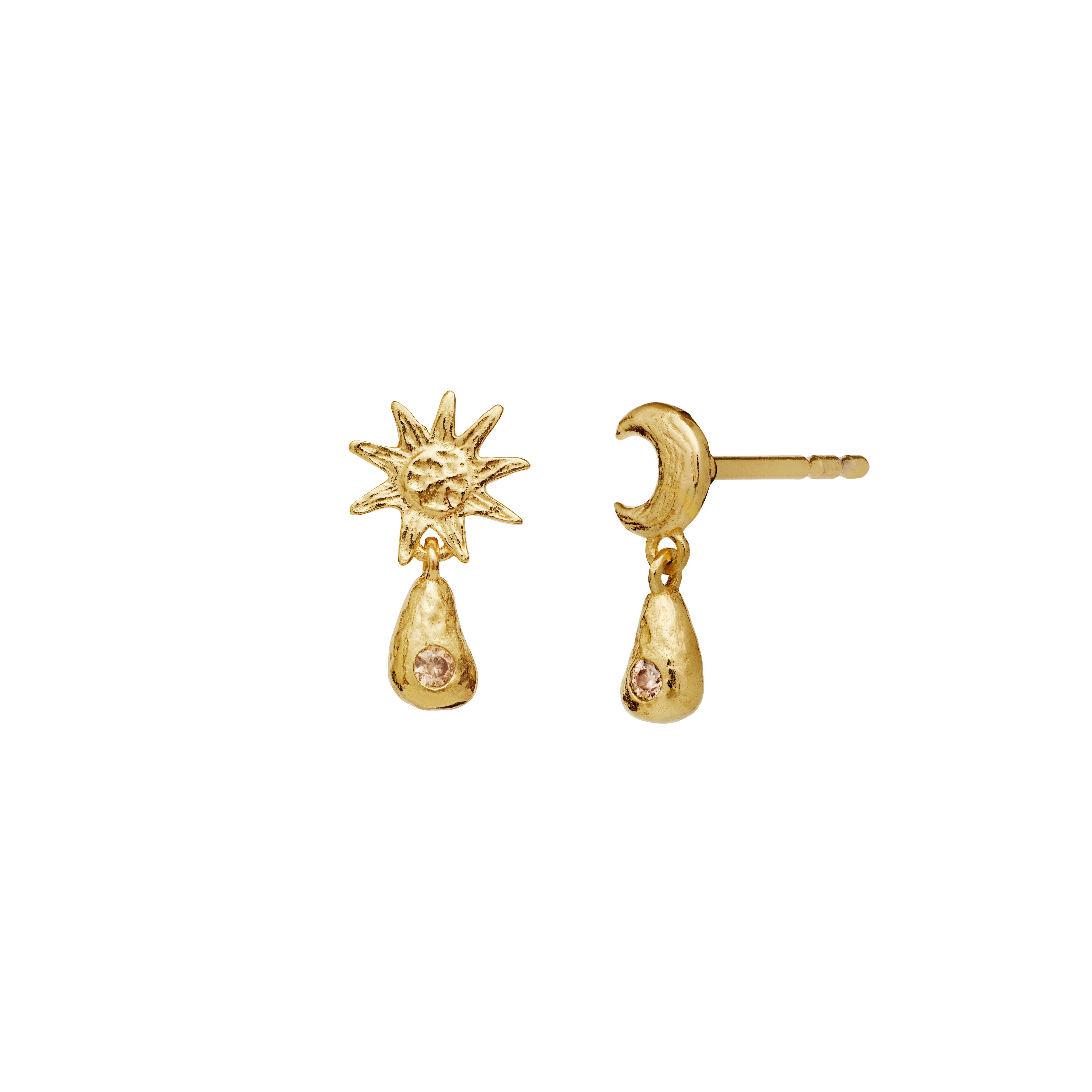 Lainy ørestikker - forgyldt